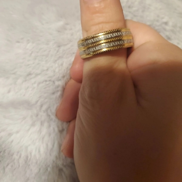 Bundle of 2 men's tungsten rings size 10 - Picture 4 of 6